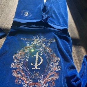 Juicy couture tracksuit rare XS-S Royal Blue Vintage Y2K